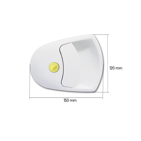 Maniglia esterna 1125 bianca SRT1125P