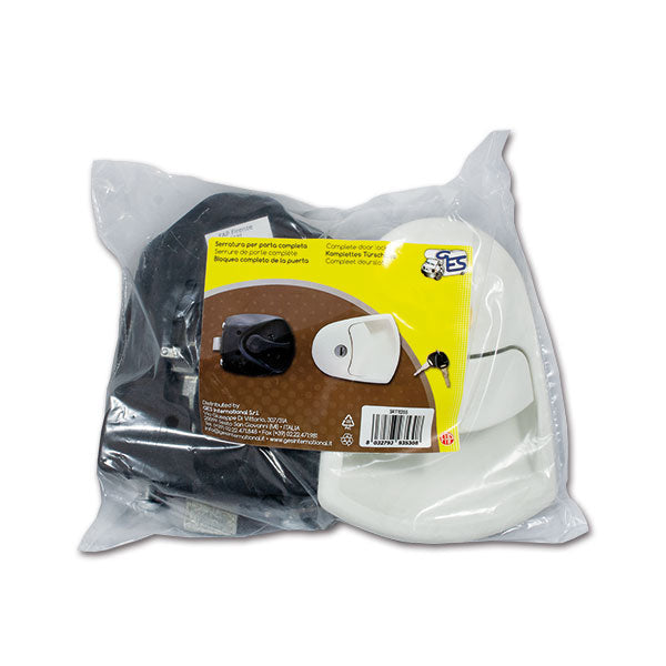 Cerradura blanca 1125 completa en bolsa 8032793935308