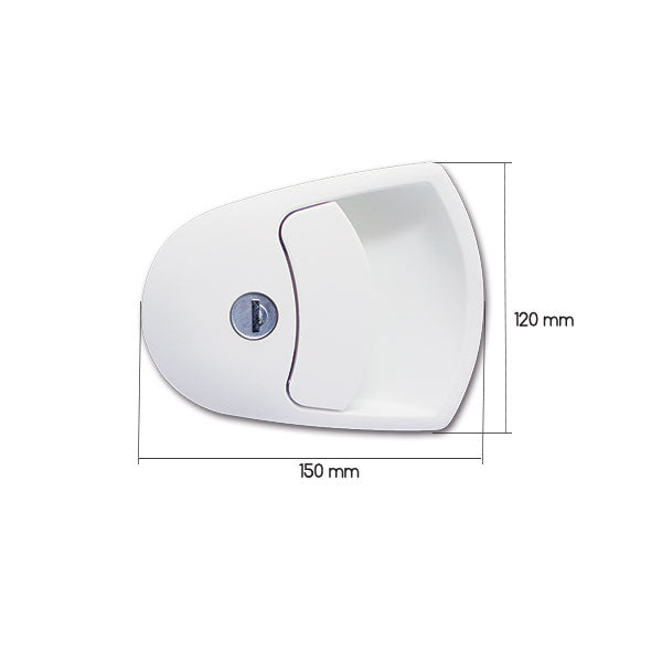 Cerradura blanca completa 1125 SRT1125