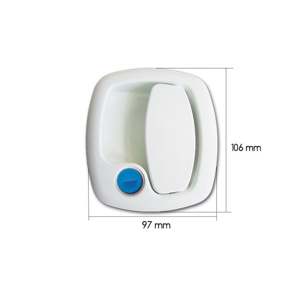 Maniglia esterna 1200 bianca -Zadi SRT1200ZP