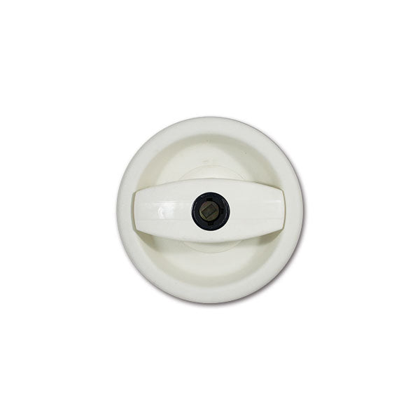 Manija exterior blanca para cerradura Europa izquierda SRT1306BP