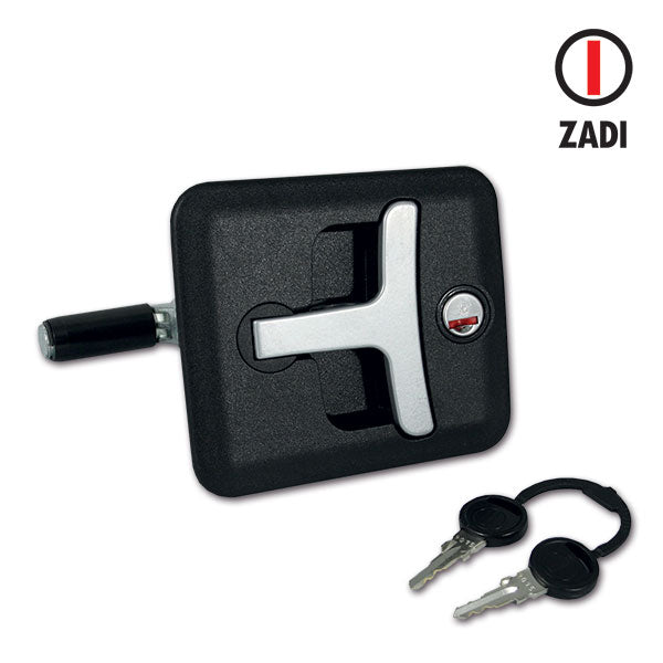 Serratura a compressione con cilindretto e chiavi SRT1401