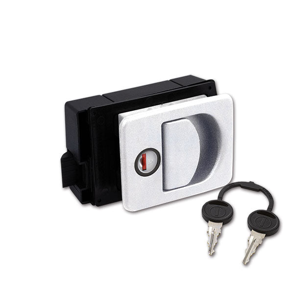 Zadi Serratura Kubus bianca 24/35 mm con chiavi Zadi