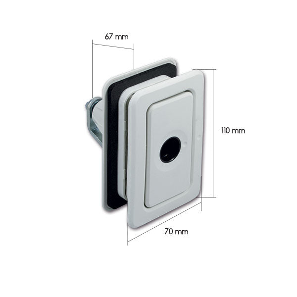 White Quadro lock SRT2015BP
