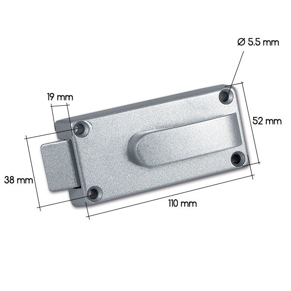 Caraloc 700 Right Lock Replacement for Camper Caravans and Commercial Vehicles 8715133006257