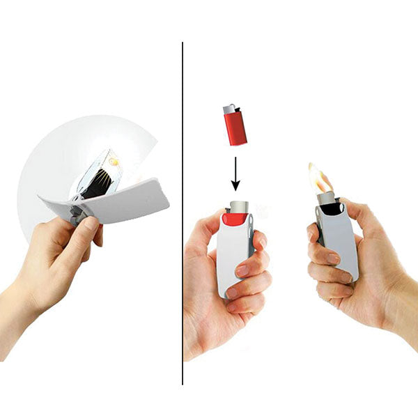 Suncase GEAR - accendino solare giallo