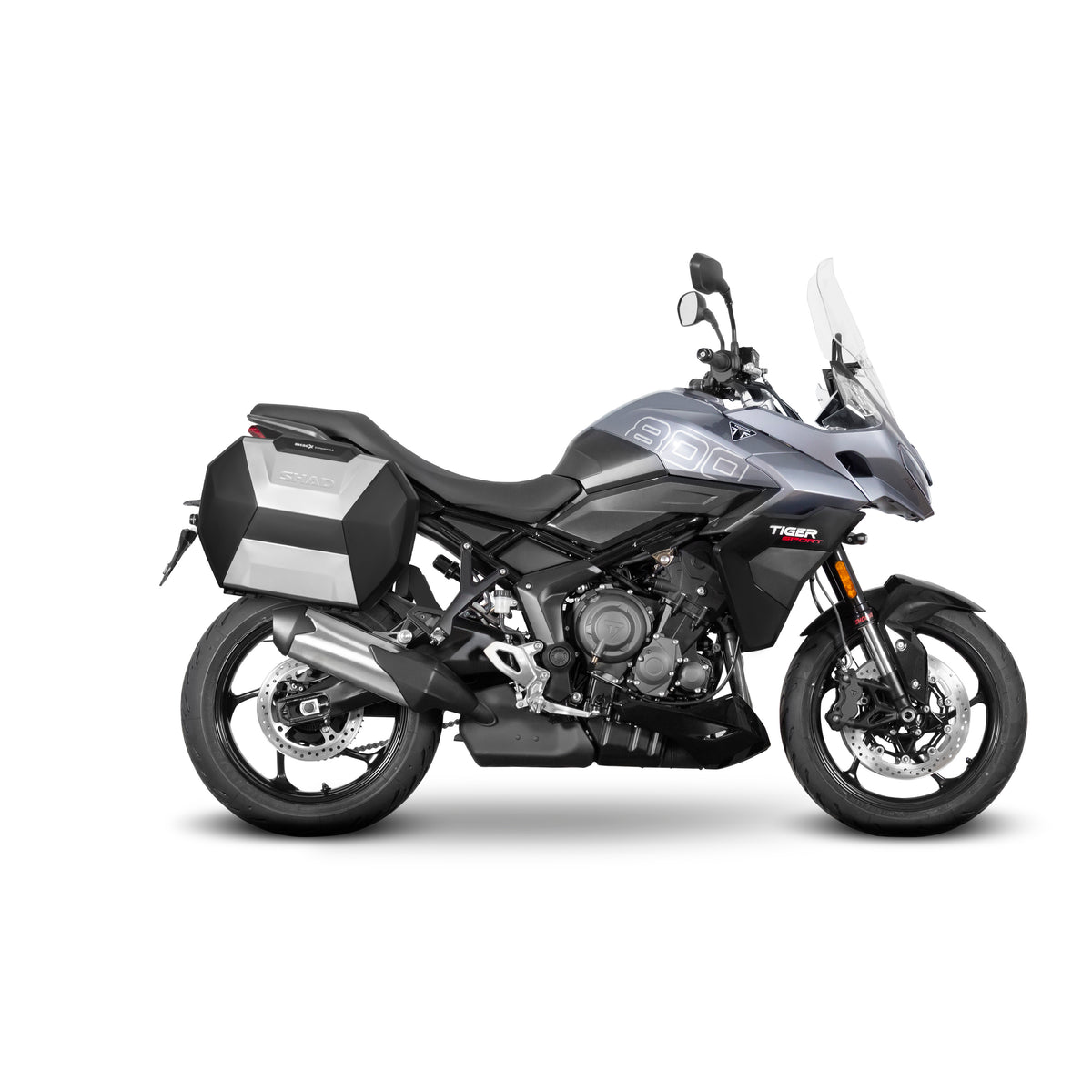SHAD SH36 Carbon-Seitenkoffer-Kit + 3P-Systemrahmen Triumph Tiger Sport 660 25