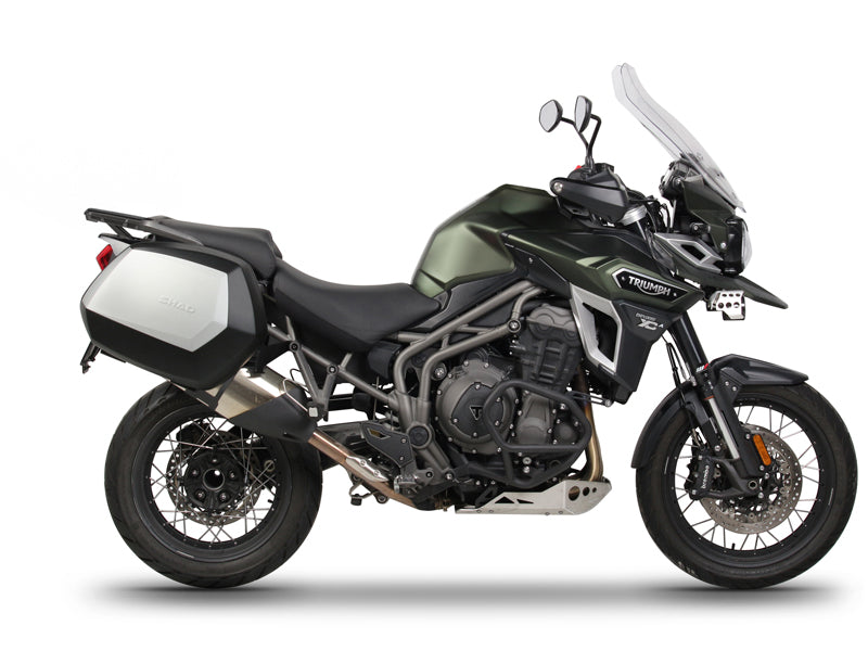 KIT VALIGIE LATERALI SHAD SH35+TELAIO 3P SYSTEM TRIUMPH TIGER EXPLORER 1200 17