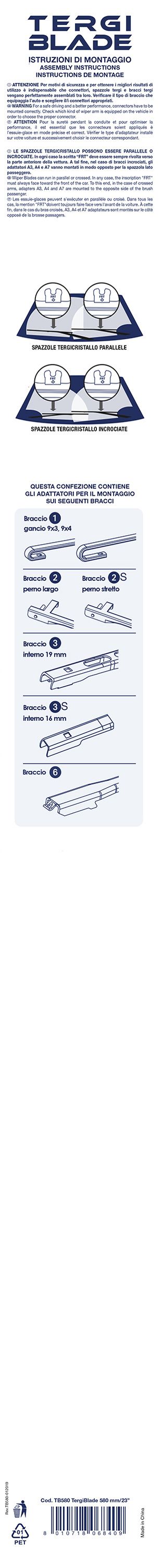 Cora Windshield Wiper Blade Tergiblade 580 mm