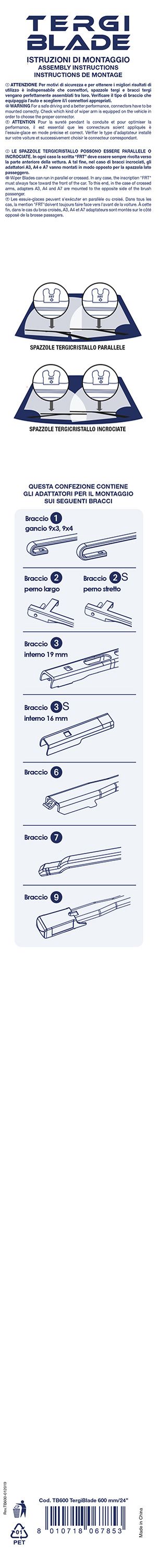 Cora Windshield Wiper Blade Tergiblade 600 mm