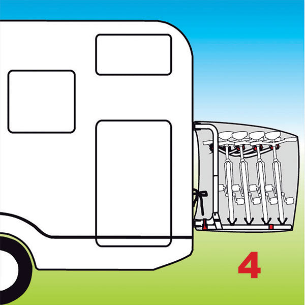 Fiamma Bike Cover S 4 Bikes 08208A01-