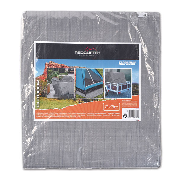 Telo protettivo 2 x 3 metri grigio TCM186
