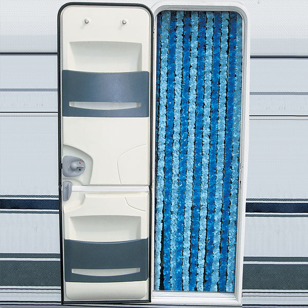 Tenda ciniglia azzurro/blu 56 x 200 cm TEN2104