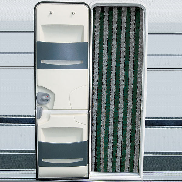 Tenda ciniglia grigio/verde 56 x 200 cm TEN2112