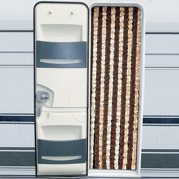 Tenda ciniglia beige/marrone 56 x 200 cm TEN2113