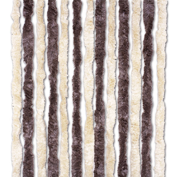 Tenda ciniglia beige/marrone 56 x 200 cm TEN2113