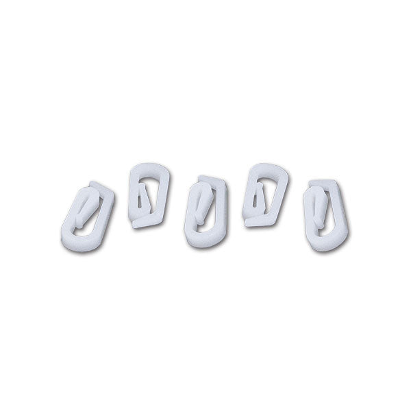 Gancho de cuello de cisne de nailon para cortinas - 20 piezas 8032793938088