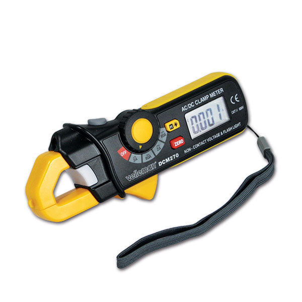 Pinza Amperometrica Digitale 280A Misura Vdc, Vac, CC e CA con Display LCD TST601