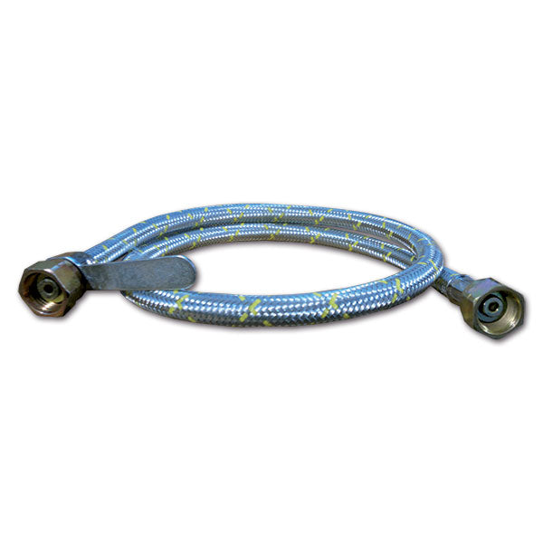 Manichetta flex 100 cm raccordo acciaio TUB403