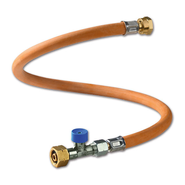 GOK Tubo Gas alta pressione 75 cm Italia GOK con sicura