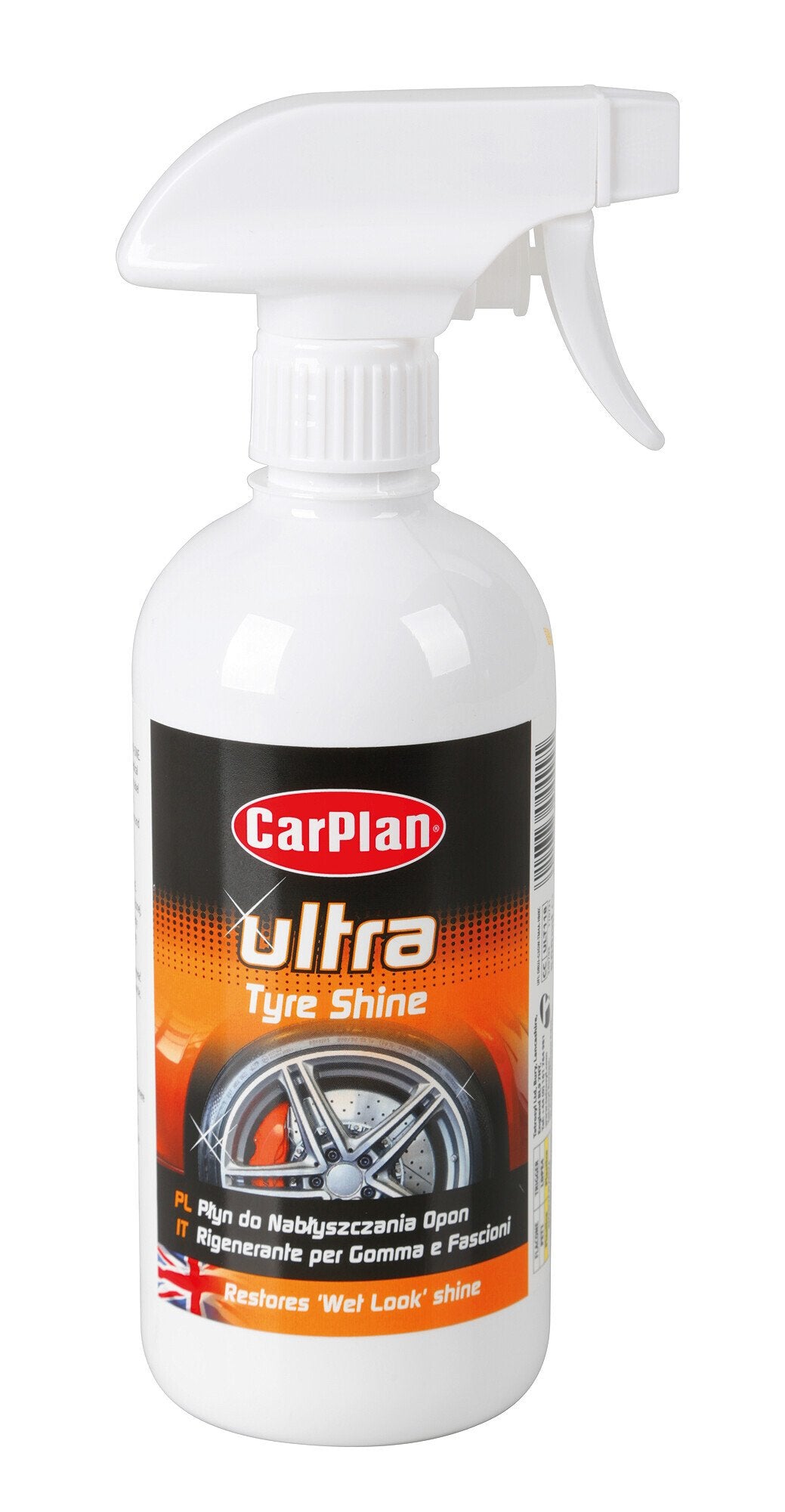 Carplan Rigenerante per gomma e fascioni, effetto bagnato - 500 ml
