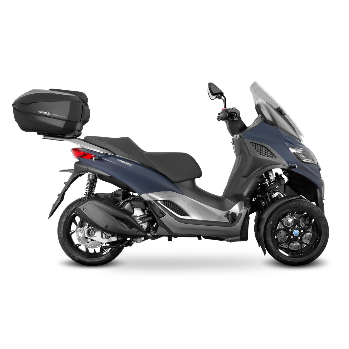 SHAD SH26 Topcase-Kit + PIAGGIO MP3 310 HPE/SPORT 310 25-Zoll-Aufsatz
