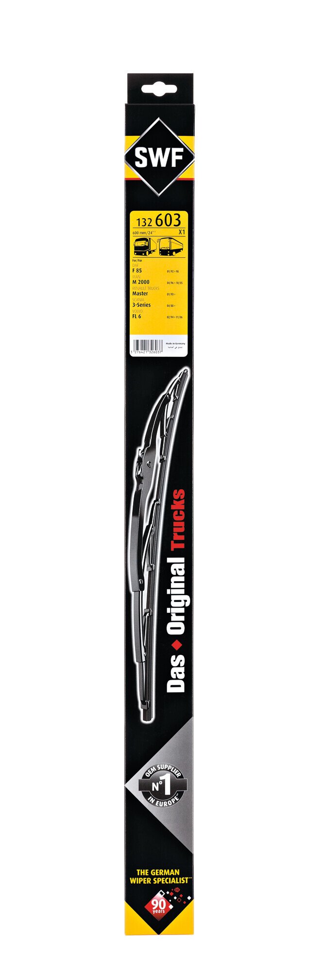 SWF Das Original Trucks, spazzola tergicristallo - 600 mm - 1 pz