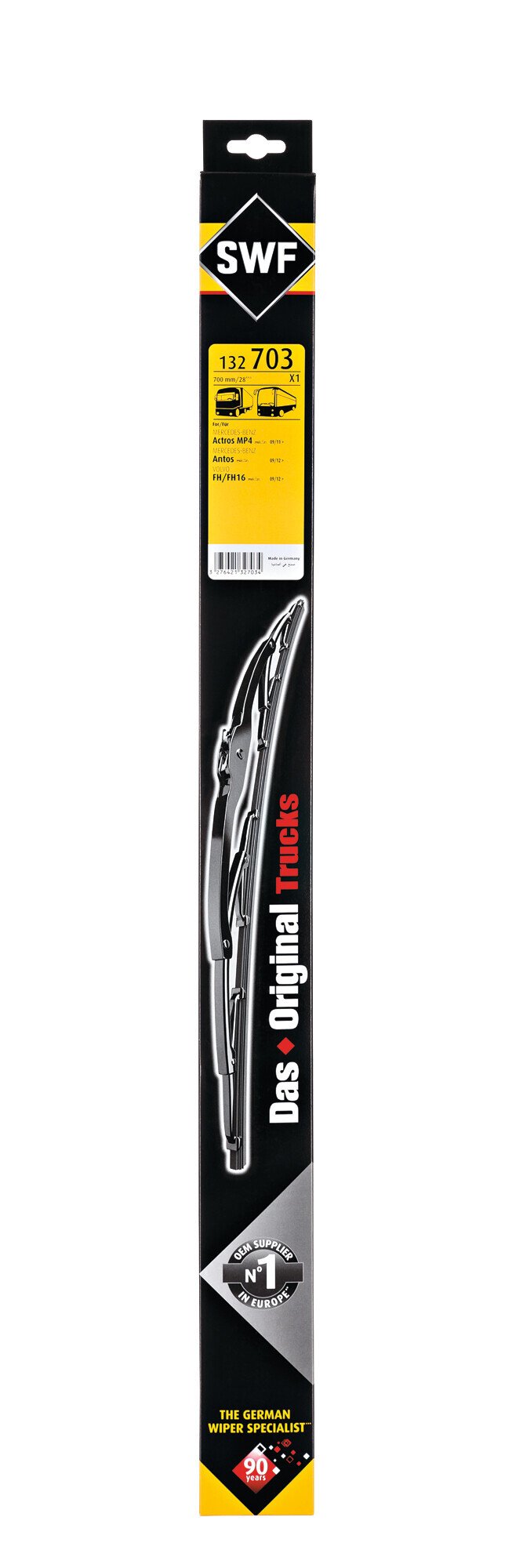 SWF Das Original Trucks, spazzola tergicristallo - 700 mm - 1 pz 132703