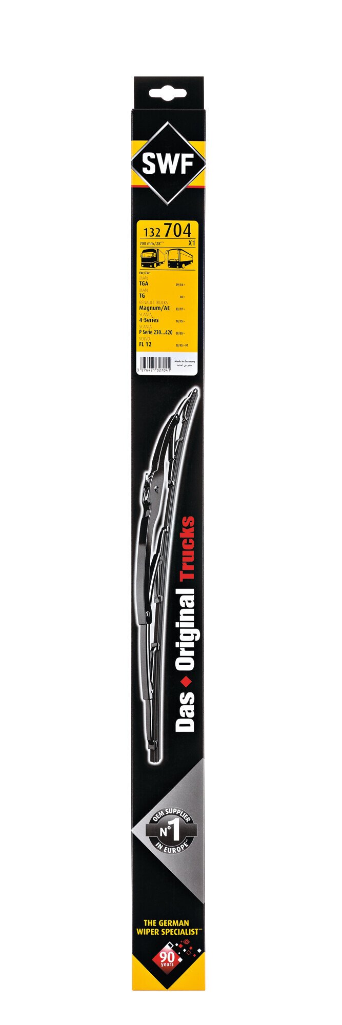 SWF Das Original Trucks, spazzola tergicristallo - 700 mm - 1 pz 132704