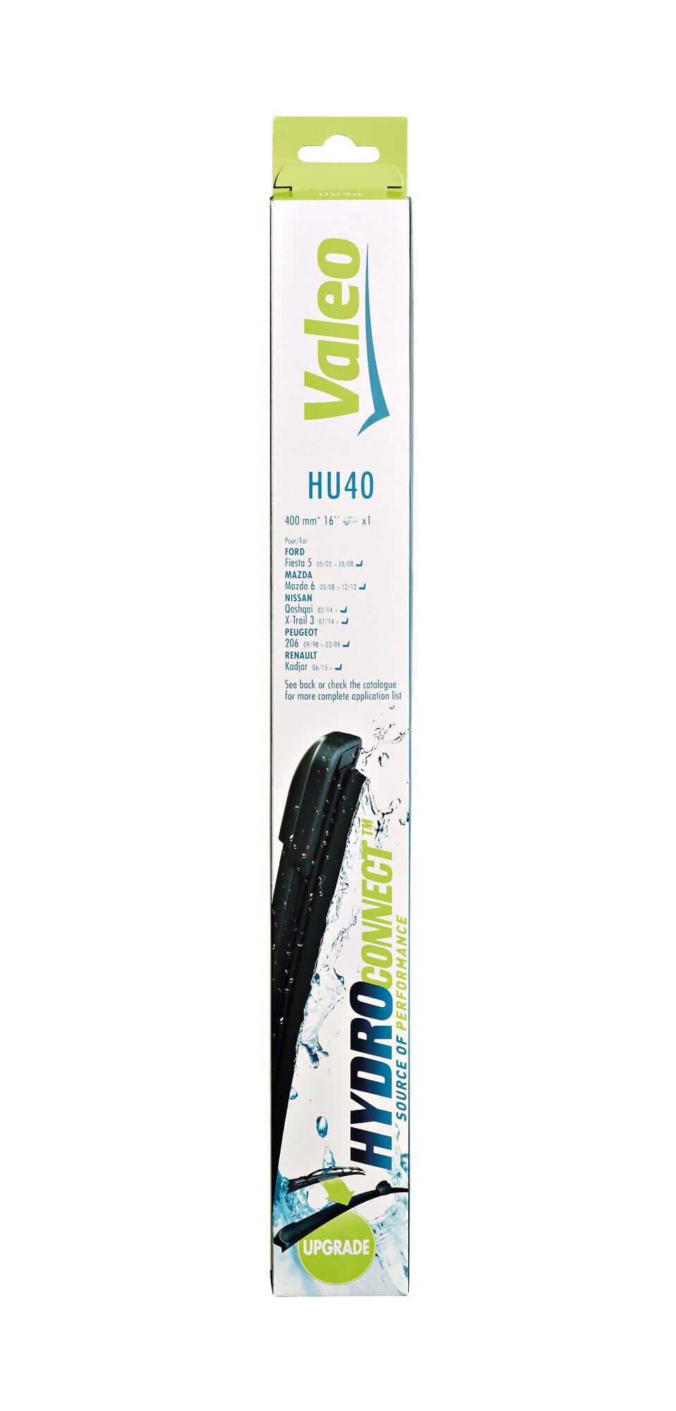 Valeo HydroConnect Upgrade, spazzola tergicristallo - HU40 - 400 mm - 1 pz
