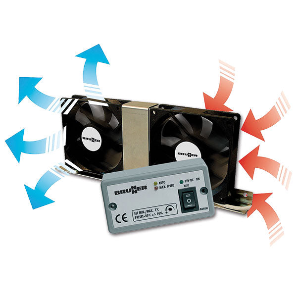 Brunner VENTO ELECTRONIC-ventole frigo con comando