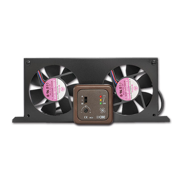 Ventiladores para frigoríficos de caravanas y autocaravanas CBE P292-2 con control gris