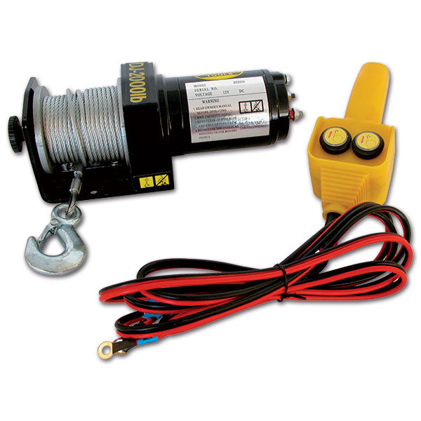 Verricello Elettrico 12V 900 kg - Motore 0,85 CV con Comando a Filo 8717344990769