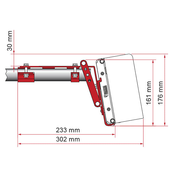 Fiamma Kit Roof Rail - Staffa per Installazione Tendalino