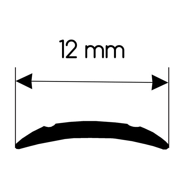 Perfil tapatornillos blanco marfil de 200 m VTE10B