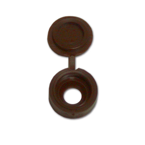 Cappuccio coprivite marrone diametro 13 - 100 pezzi VTE13S