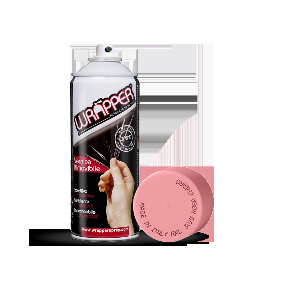 Wrapper pellicola spray rimovibile, 400 ml - Rosa chiaro - Ral 3015