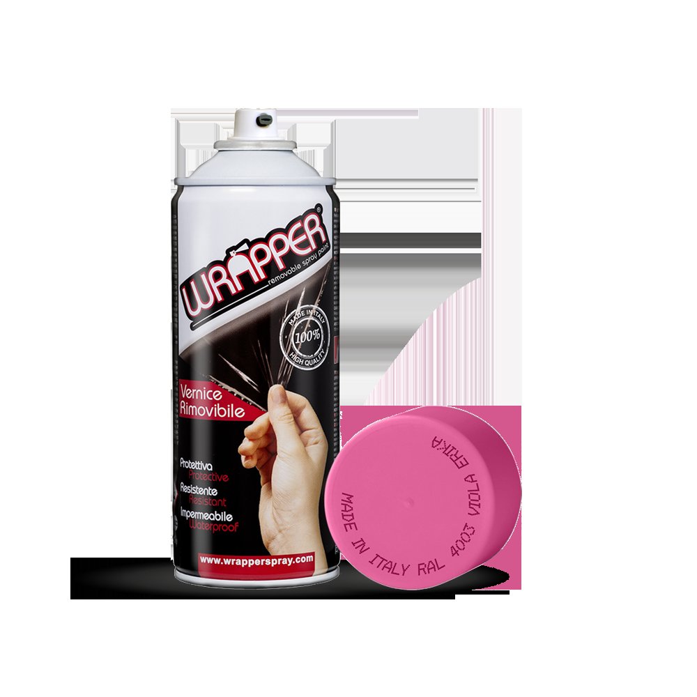 Wrapper pellicola spray rimovibile, 400 ml - Viola Erika - Ral 4003