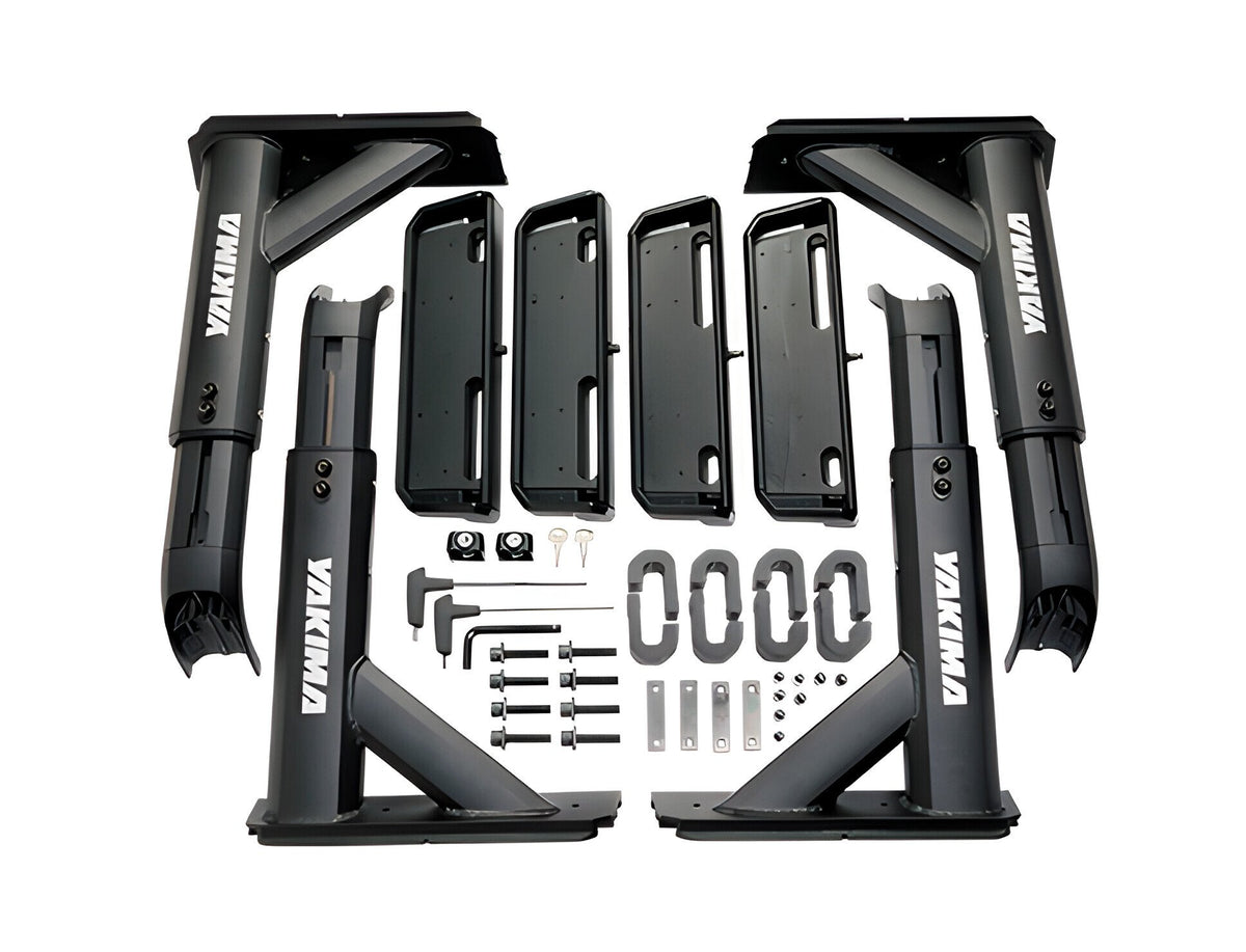Yakima OverHaul HD, set 4 piedi con montanti ad altezza regolabile per pick-up