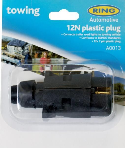 Conector de anillo de 7 pines 12N en plástico