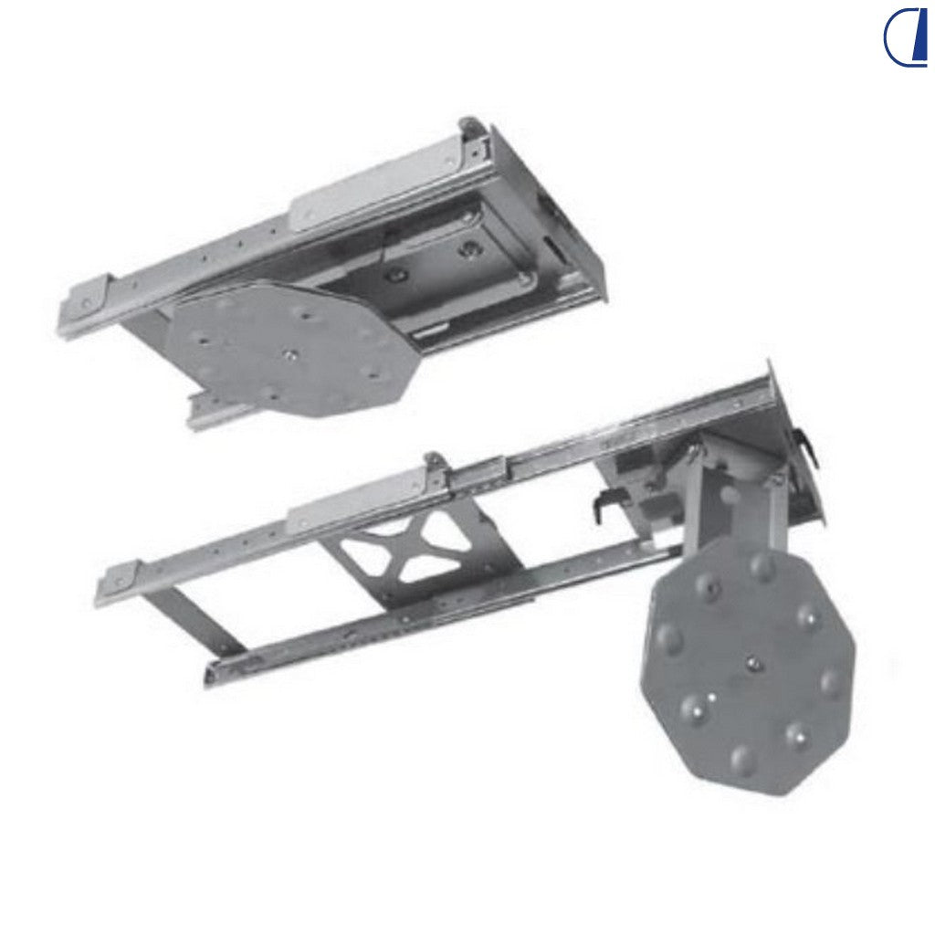 Di-Tec Supporto TV a soffitto scorrevole e orientabile per camper, portata 4 kg