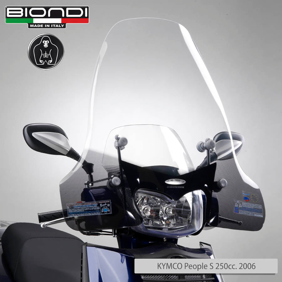Biondi Parabrezza Club KYMCO People S 250 cc 2006 con Attacchi