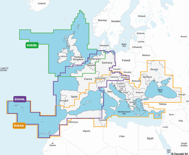 Garmin Navionics+ LARGE Cartografia Micro SD EMEA