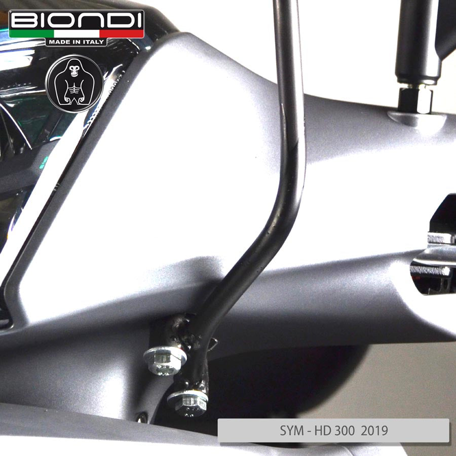 Biondi Parabrezza Mod. Z SYM HD 300 2019-2020 Trasparente con Attacchi
