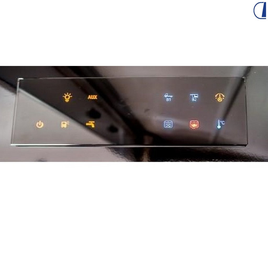 Nordelettronica Pannello controllo touch screen nero per centraline, senza cavo