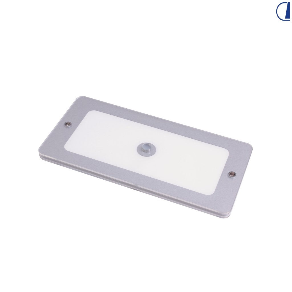 Plafoniera rettangolare a LED in acrilico per camper
