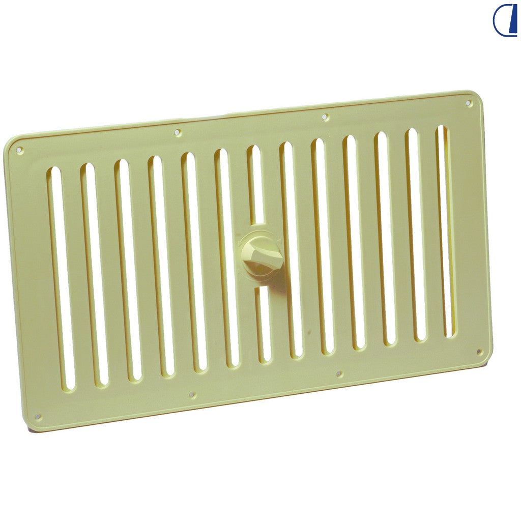 Di-Tec Aeratore da parete apribile per camper 220x385 mm avorio