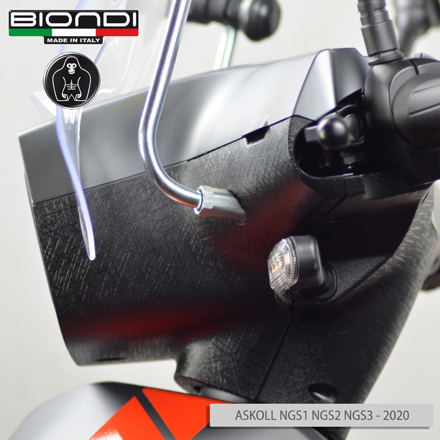 Biondi Kit Attacchi Parabrezza per Askoll NGS1 NGS2 NGS3 2020
