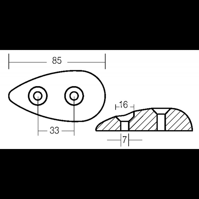 Enrico Polipodio Ovale Anode 00203