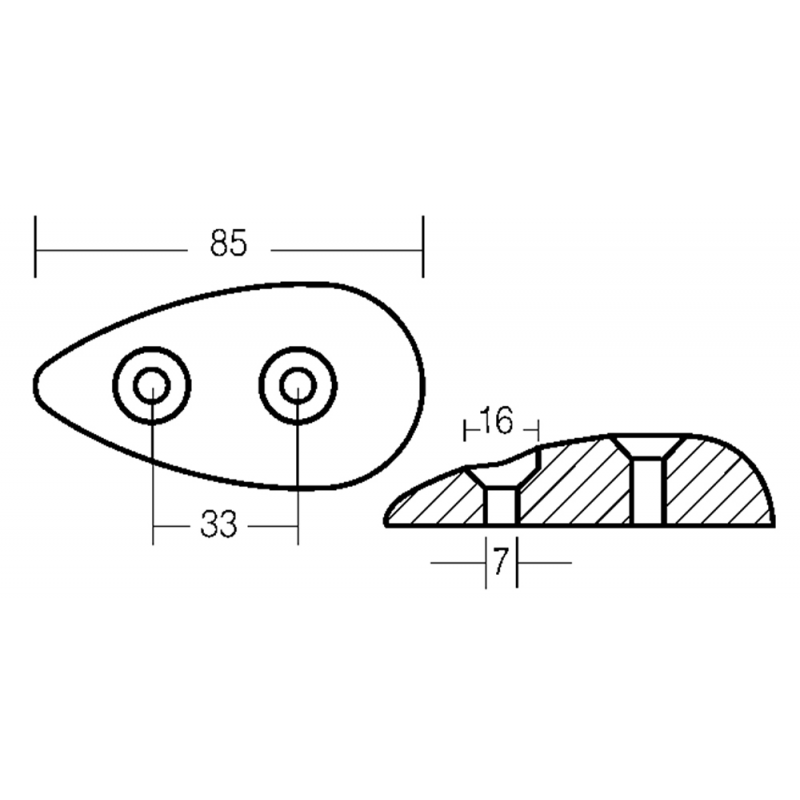 Enrico Polipodio Ovale Anode 00203
